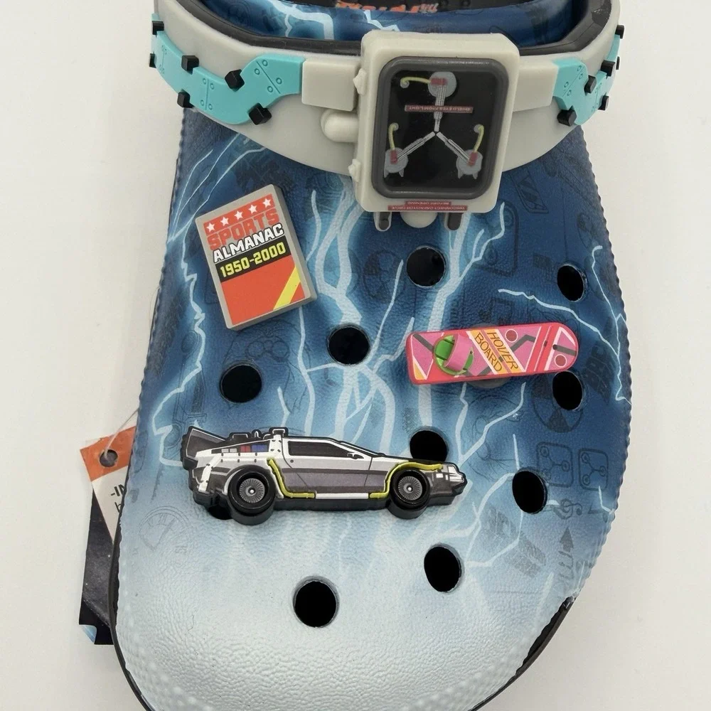 Crocs x Back To The Future Classic Clog - Size Men's 6 / Women's 8 Delorean New